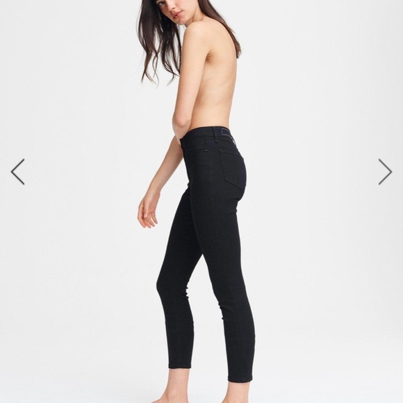 Rag and Bone Nina High Rise Ankle Skinny in washed black. Size 29 - Picture 2 of 7